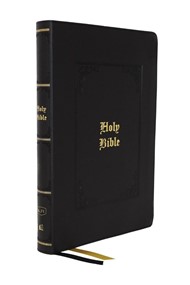 KJV Giant Print Thinline Bible, Black, Indexed