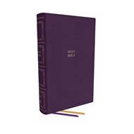 KJV Paragraph-Style Large Print Thinline Bible, Purple Index
