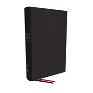 NKJV Word Study Reference Bible, Black, Bonded Leather