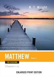 Matthew for Everyone, Part 1 (Enlarged Print)
