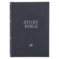 KJV Study Bible, Black, Indexed