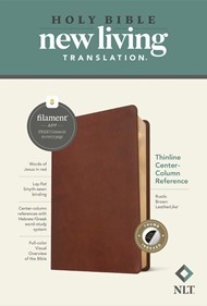 NLT Thinline Center-Column Reference Bible, Filament Edition