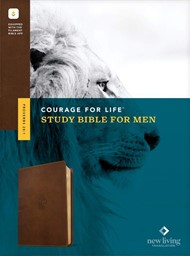 NLT Courage for Life Study Bible for Men, Filament Edition