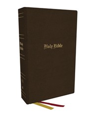 KJV Super Giant Print Reference Bible, Brown