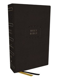 KJV Center-Column Reference Bible with Apocrypha, Black