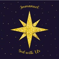 Immanuel God With Us Christmas Cards (pack of 10)
