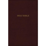 KJV Deluxe Thinline Reference Bible, Burgundy, Red Letter