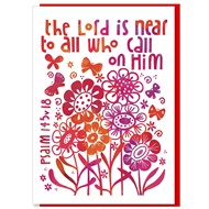 The Lord is Near Greetings Card