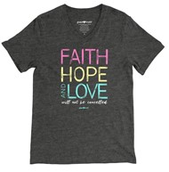 Grace & Truth Faith Love Hope T-Shirt, Small