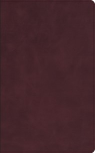 CSB Single-Column Personal Size Bible, Burgundy