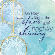Holy Night Christmas Coaster