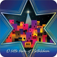 Star Of Bethlehem Christmas Coaster