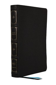 NKJV Large Print Thinline Reference Bible, Black
