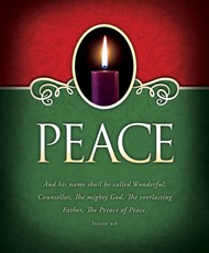Peace Advent Bulletin Large (Pack of 100)
