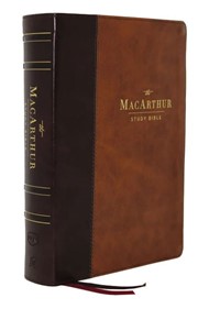 NKJV Macarthur Study Bible, Brown, Comfort Print