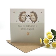 Hedgehog Blessing Notecard
