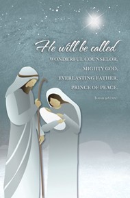 Wonderful Counsellor Christmas Bulletin (Pack of 100)