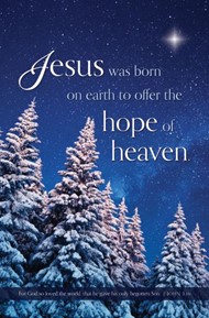 Hope of Heaven Christmas Bulletin (Pack of 100)