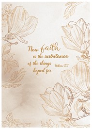 Faith Is The Substance Lux-Leather Journals