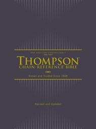 NASB, Thompson Chain-Reference Bible, Hardcover, 1995 Text