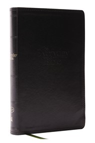 KJV, The Everyday Bible, Leathersoft, Black, Red Letter