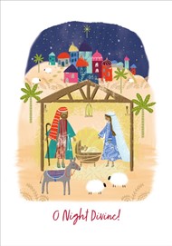 Compassion Charity Christmas Cards: O Night Divine (10pk)