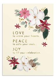 Christmas Boxed Cards: Studio 71 - Love, Peace And Joy (18pk