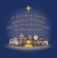 Compassion Charity Christmas Cards: O Little Town (10pk)