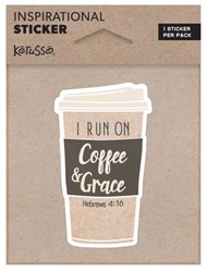 Coffee and Grace Sticker