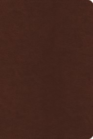 ESV Single Column Heritage Bible, Trutone, Chestnut