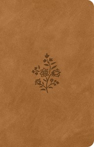 ESV Premium Gift Bible (Trutone, Nubuck Caramel, Wildflower)