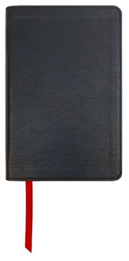 NASB Compact Text Bible, Black, Leathertex