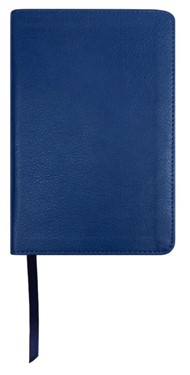 NASB Compact Text Bible, Blue, Leathertex