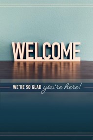 Welcome We're So Glad You're Here! Welcome Folder (12 Pack)