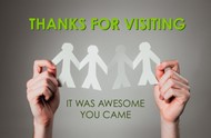 Outreach Postcard: Thanks For Visiting (Package Of 25)