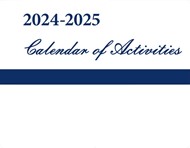 Calendar Of Activities: 2024-2025