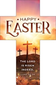 Happy Easter - Bookmark Cross