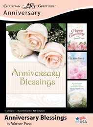 Anniversary Blessings - Boxed Cards (pack of 12)