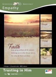 Trusting in Him - Boxed Cards (Pack of 12)
