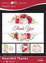 Thank You, Heartfelt Thanks - Boxed Cards