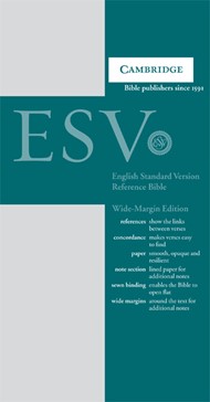 ESV Reference Bible Wide Margin Hardcover