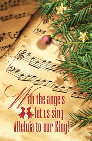 Our King Music Christmas Bulletin (Pkg of 50)