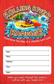 VBS 2018 Rolling River Rampage Large Promotional Poster