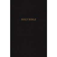 KJV Reference Bible, Black, Giant Print, Indexed, Red Letter