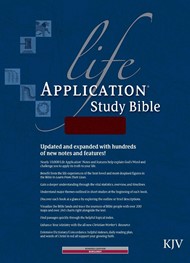 KJV Life Application Study Bible, Burgundy, Indexed