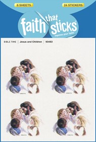 Jesus And Children - Faith That Sticks Stickers