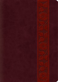 ESV Study Bible, Large Print, Trutone, Mahogany