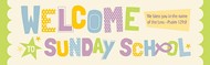 Welcome To Sunday School Bookmark (Pack of 25)