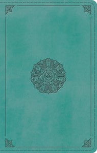 ESV Large Print Thinline Bible, TruTone, Turquoise