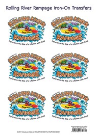 VBS 2018 Rolling River Rampage Iron-On Transfers